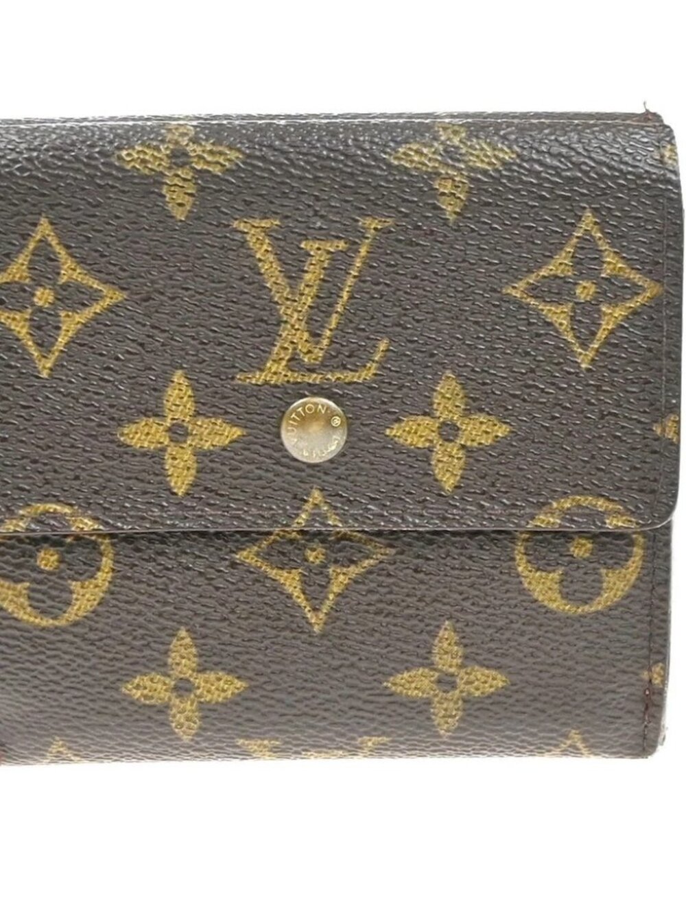 LOUIS VUITTON Porte Monnaie Billet Carte Credit Wallet Monogram M61652 05KD074